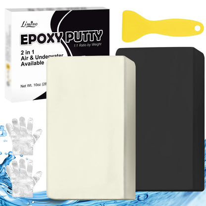 Epoxy Putty - 10oz Fast Repair Multipurpose Clay, Strong Adhesion 280g, Black