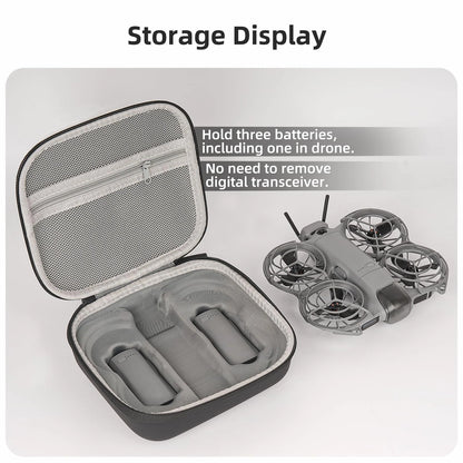 FSIDIWT Storage Bag for DJI Neo 2, Portable Travel Case Small, Orange