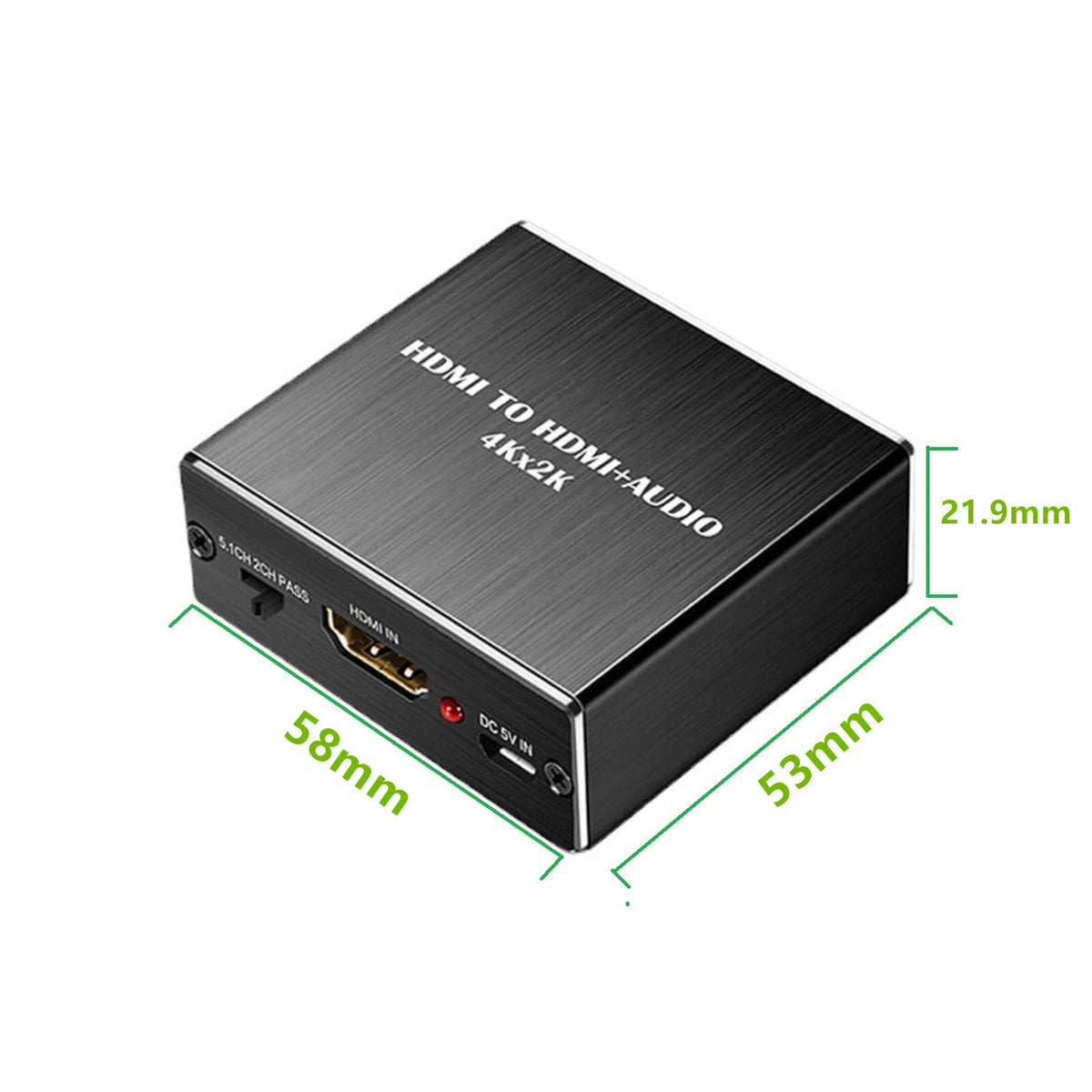 4Kx2K HDMI to 3.5MM Audio Converter SPDIF Optical Stereo Out Splitter Adapter b