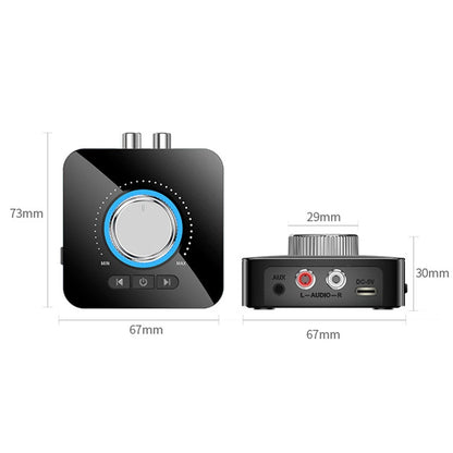 Bluetooth 5.0 Receiver Wireless 3.5mm Jack AUX TF Card RCA Audio Stereo Adapter