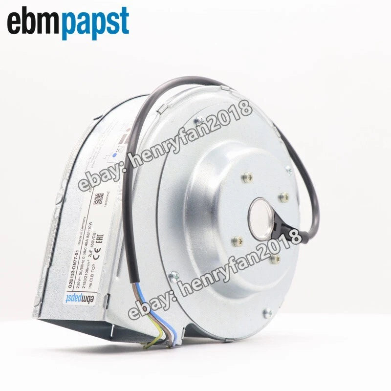 For ebmpapst G2E133-DN77-01 Fan 230VAC 88/110W Centrifugal Cooling Fan