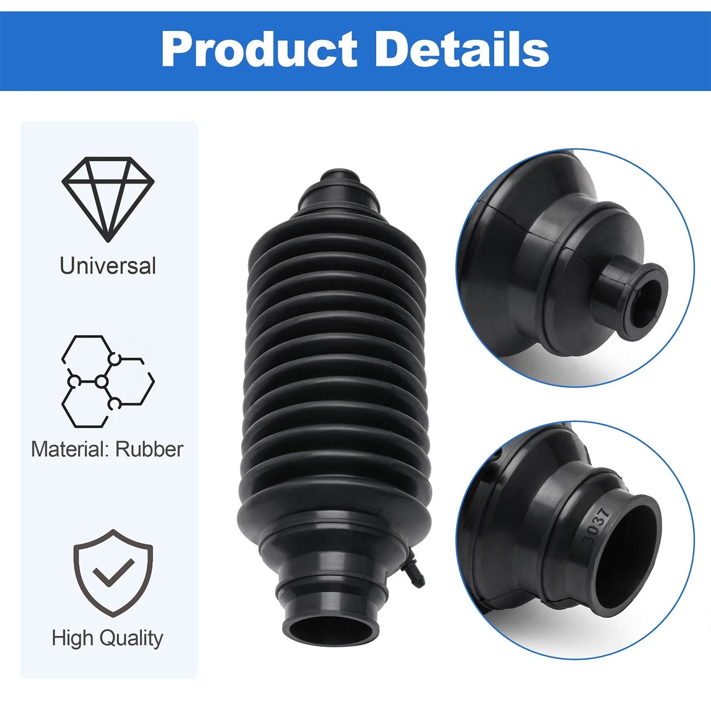 Universal Replacement Rack & Pinion Steering Boot Fits most vehicles