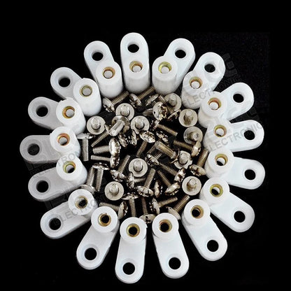 50Pack L Type PCB Mounting Feet With 100Pcs Screws For JAMMA MAME Game PCB Board