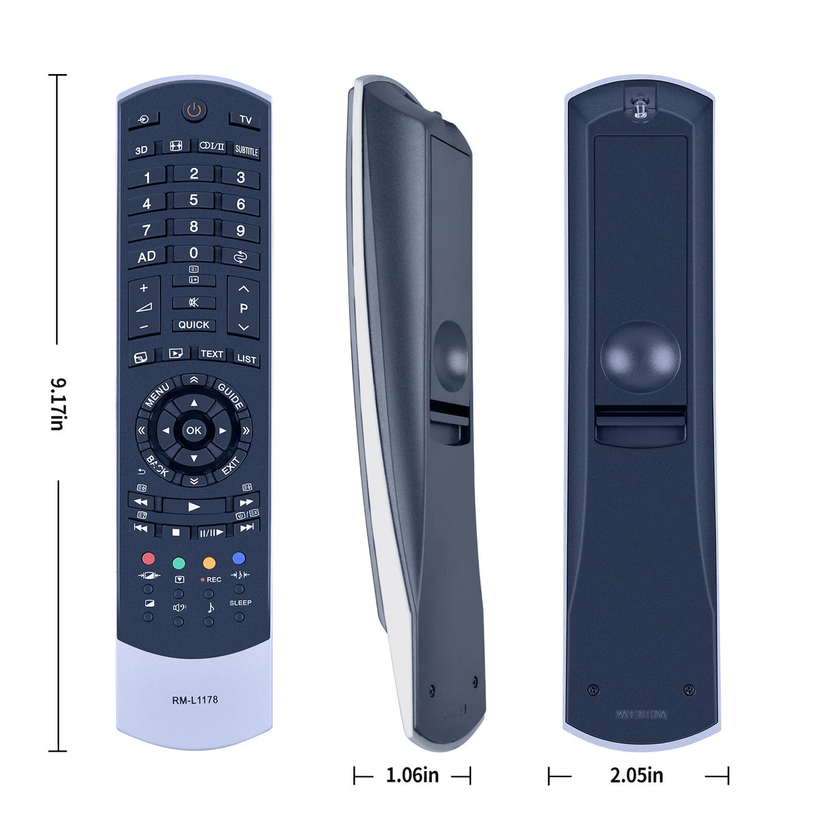 RM-L1178 Remote Control For Thoshiba TV CT-90366 CT-90367 CT-90368 CT-90369