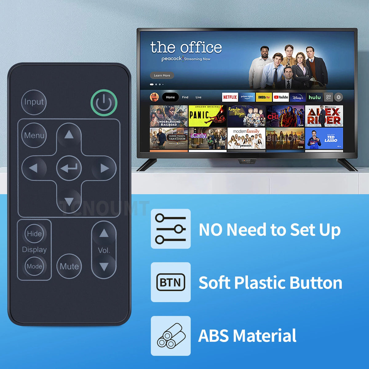 03-00131-20 FOR SMART PROJECTOR REMOTE CONTROL UF55 UF55W UF65 UF70 UF70W UF75