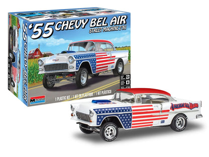 Revell 14519 1955 Chevrolet Bel Air Street Machine 2N1 1:24 Medium, White