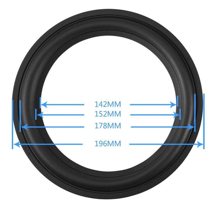 8" Speaker Foam Surround Repair Kit, 2Pcs 8inch Perforated Rubber Speaker...