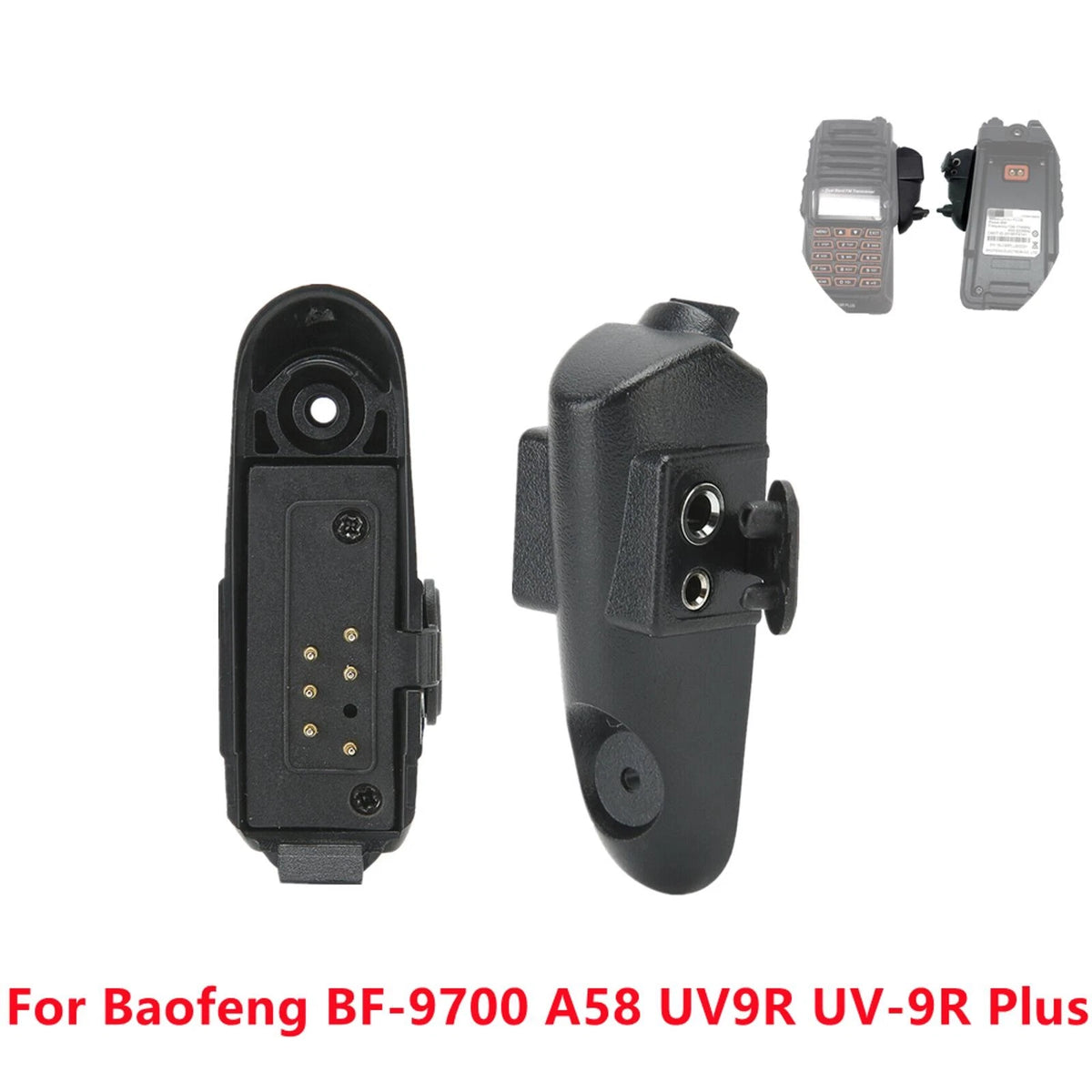 Walkie Talkie Headset 3.5mm 2.5mm Adapter For Baofeng BF‑A58 BF‑UV9R UV‑9R Plus