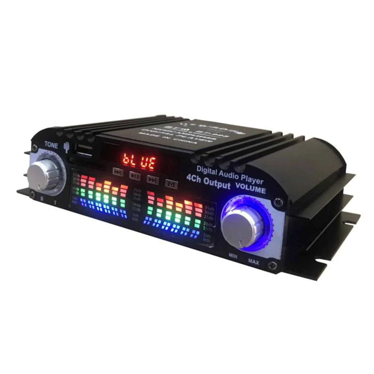 Power Amplifier 4 Channel Mini HiFi Digital Stereo Audio Car Home 5.0/