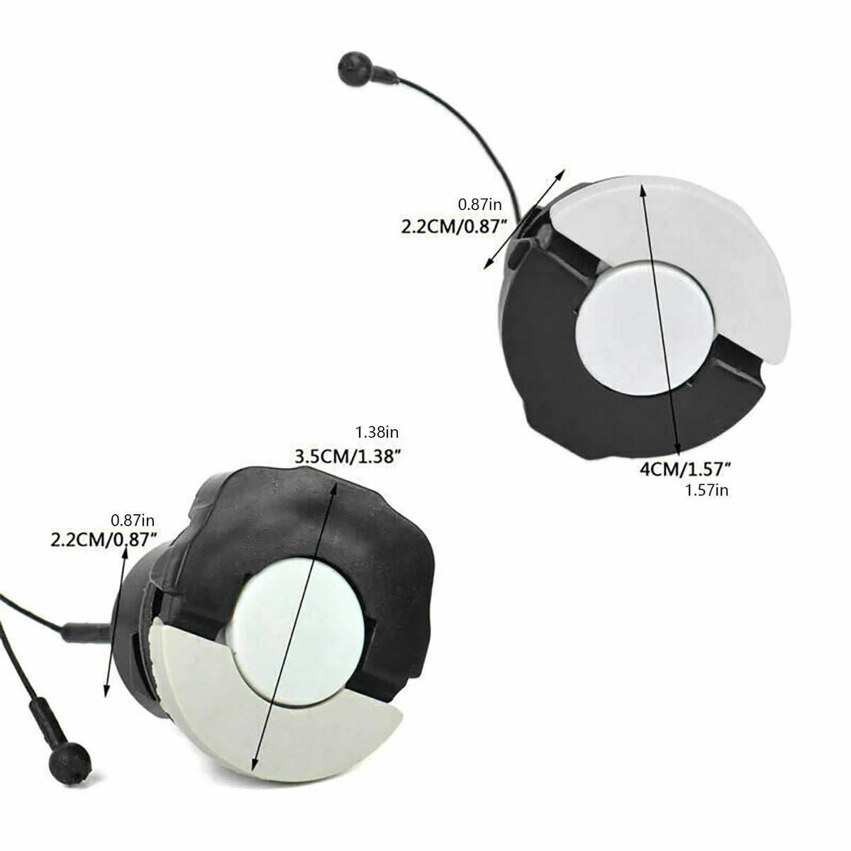 2pcs Durable Fuel Gas & Oil Filler Cap for Stihl Chainsaw MS260 MS381