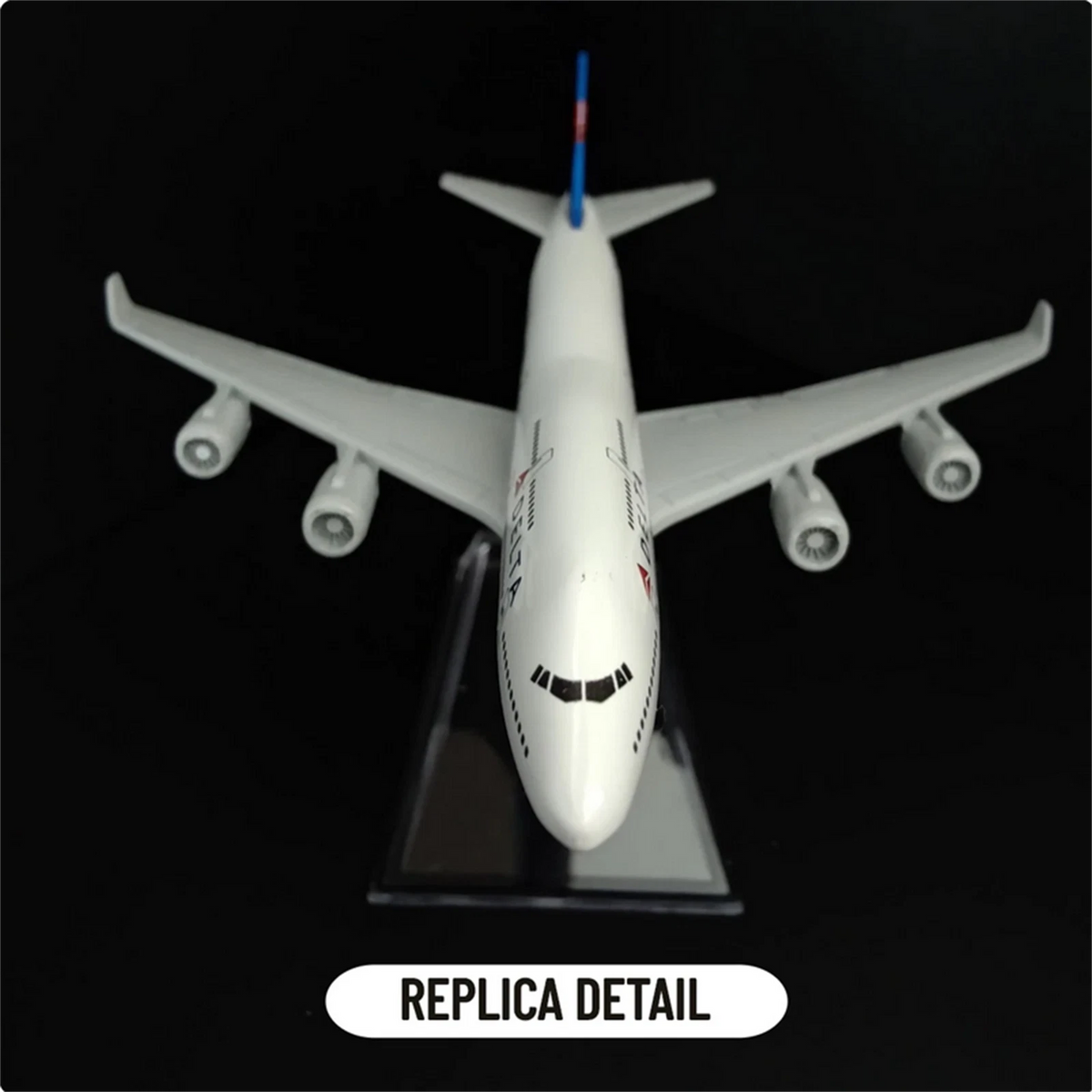 1/400 16cm Delta B747 Alloy Plane Model Airplane Model Simulation Plane Ornament