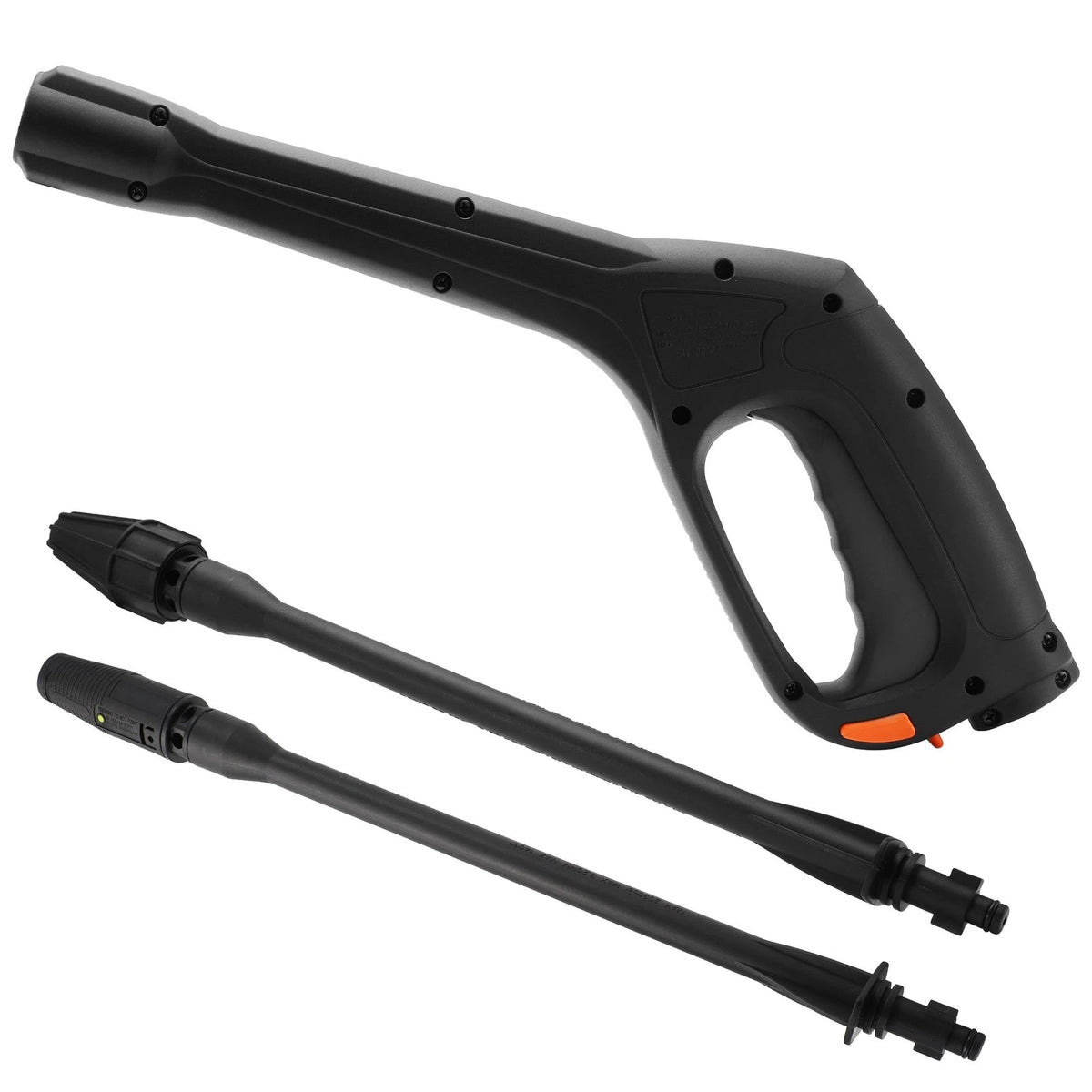 FIXFANS Pressure Washer Gun, Replacement 38 inch+12.2 inch, Black, Red
