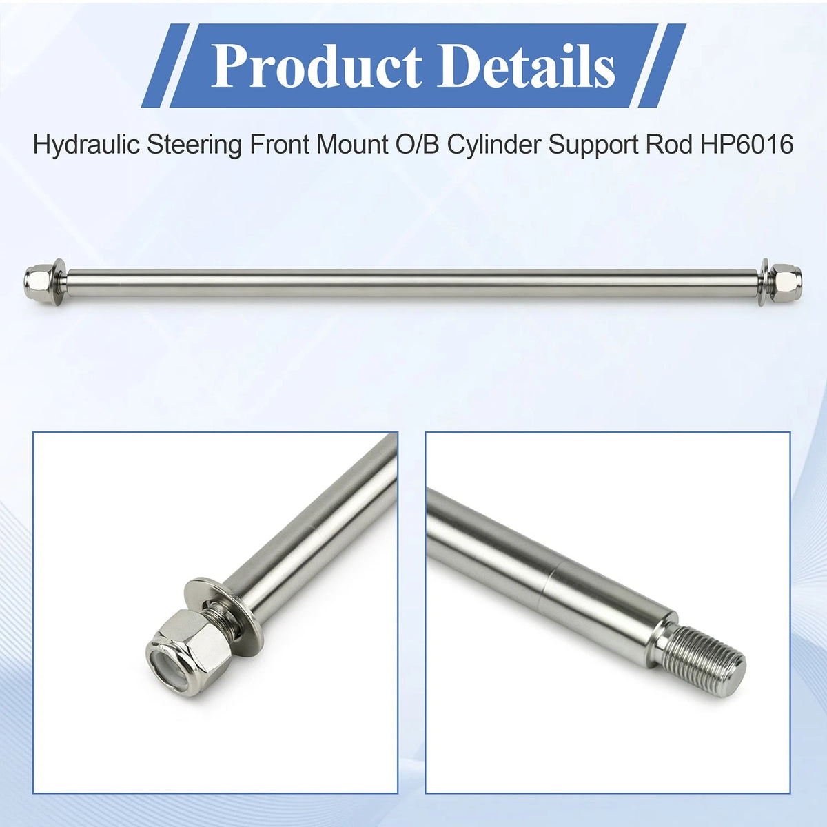 Hydraulic Steering Front Mount O/B Cylinder Support Rod HP6016