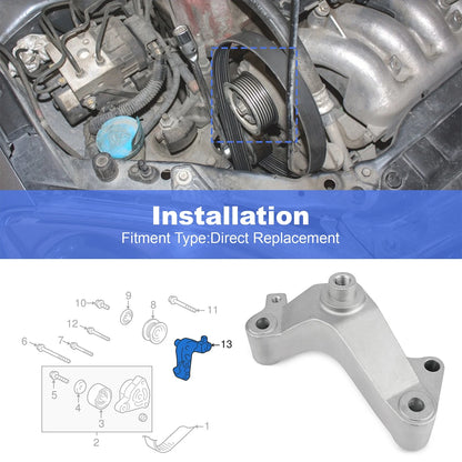 31175-PRA-000 Mount Bracket, Idle Pulley for Honda Civic 2002–2011