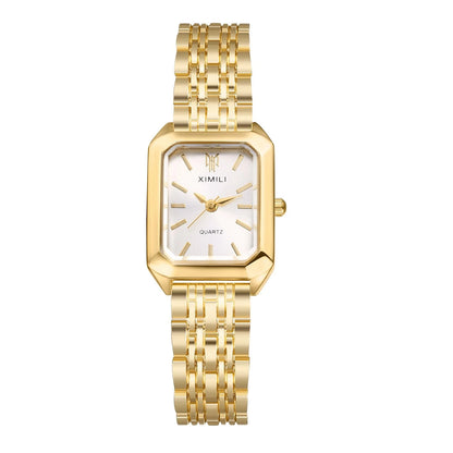 Avaner Women's Bracelet Square Watches: Gold Silver Stainless Steel