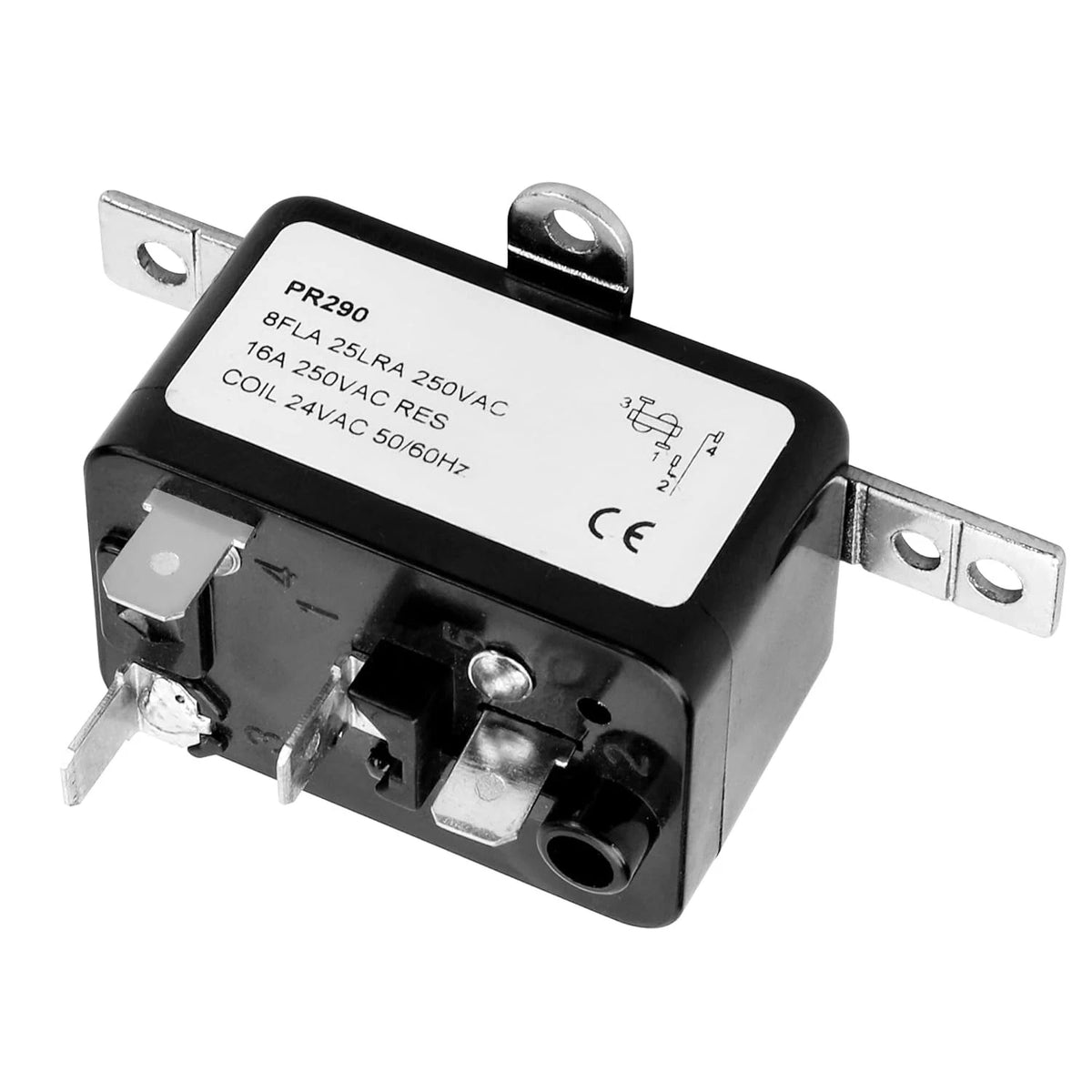 APFR-290 90-290 24V AC Heavy-Duty Fan Relay – Single Pole SPST – Isolated AC...