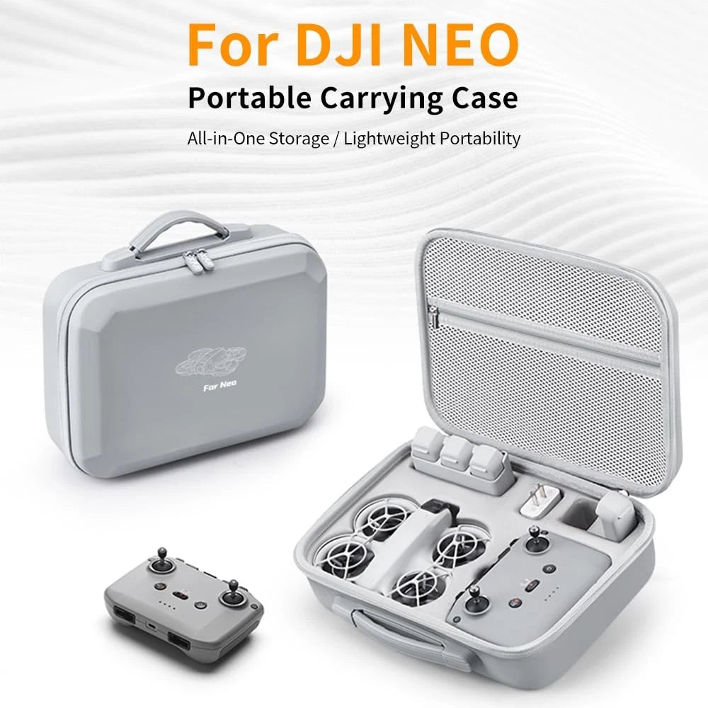 Carrying Case for DJI Neo RC N3/N2 Remote Controller, Portable Medium, grey