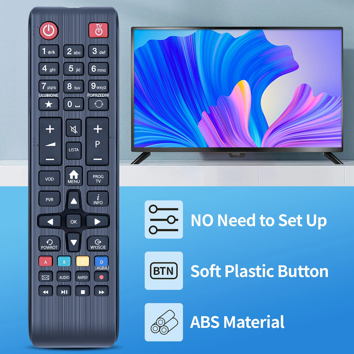 Replacement Remote Control For Orange TV RC3924402/02