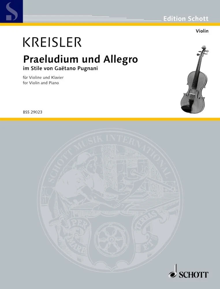 Kreisler Praeludium and Allegro for Violin Piano | Classical Violin...