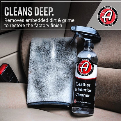 Adam's Polishes Leather Care Kit - Cleaner & 16 Fl Oz (Pack of 2)