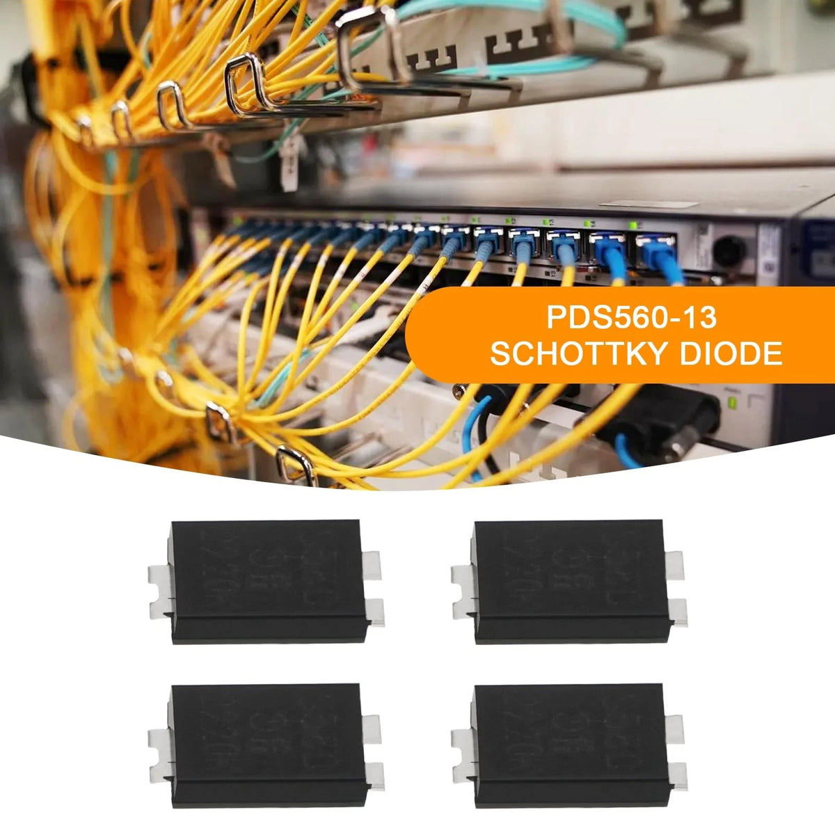 OTOTEC 5 Pcs 2 Pins Schottky Diodes Rectifiers Diode PDS560-13 Replacement...