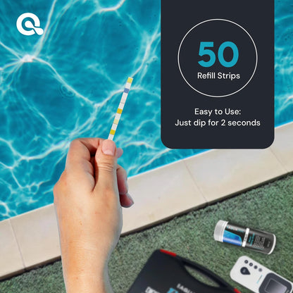 AquaDoc 7-in-1 Spa & Hot Tub Test Strips - 50 Pool 50