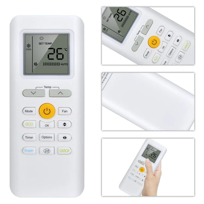 Replacement Remote Control For Midea Air Conditioner RG70E/BGEF