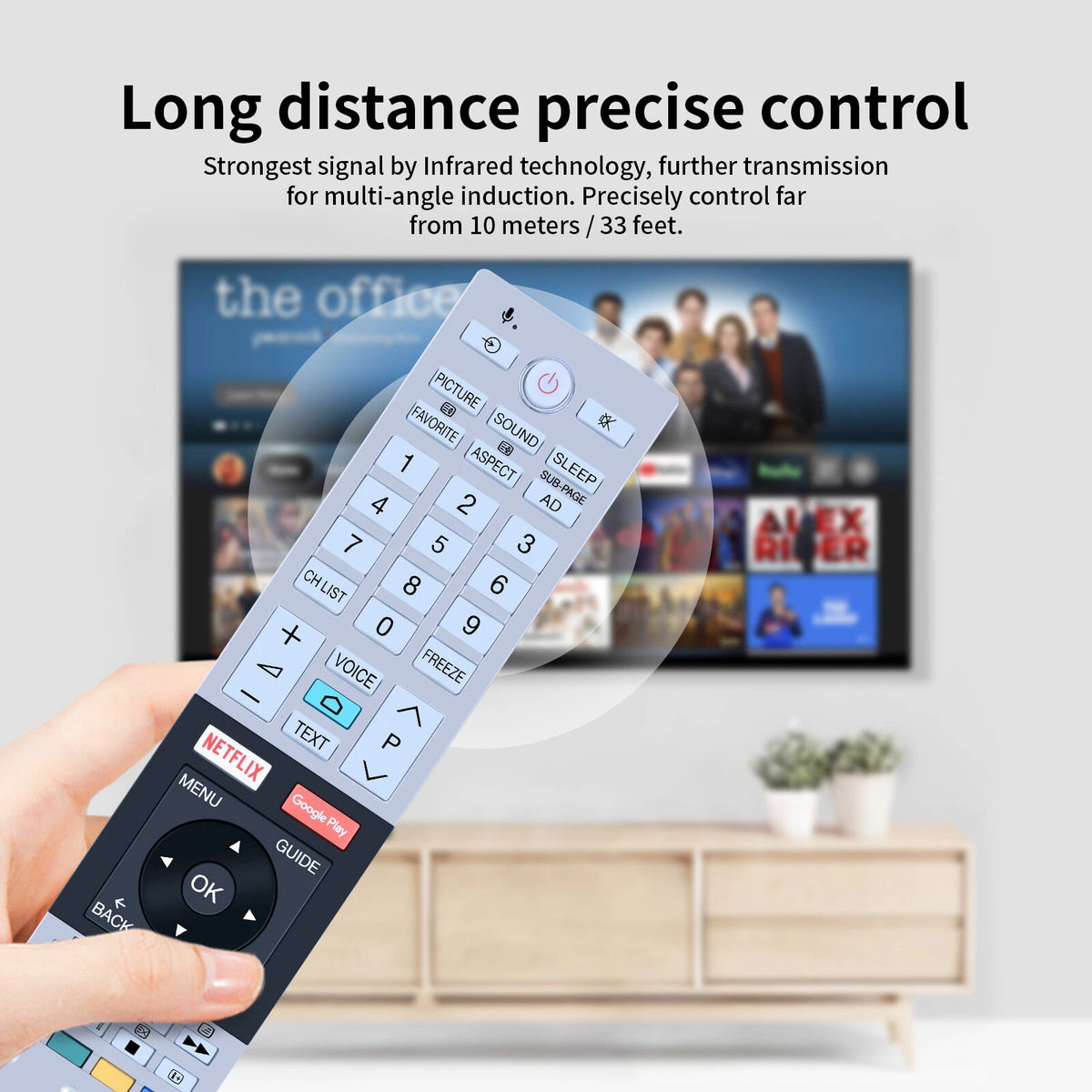 CT-8536 Remote Control For Toshiba TV 50U7880 58U7880 43U775 49U775 55U775