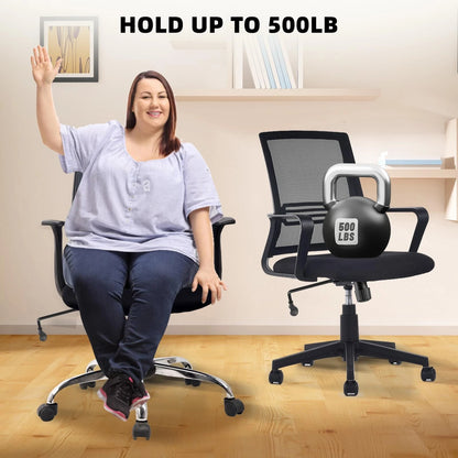 Besitu 500Lbs Office Chair Replacement Parts, w/ 6'' 6''x10.2"-500LBS, Black