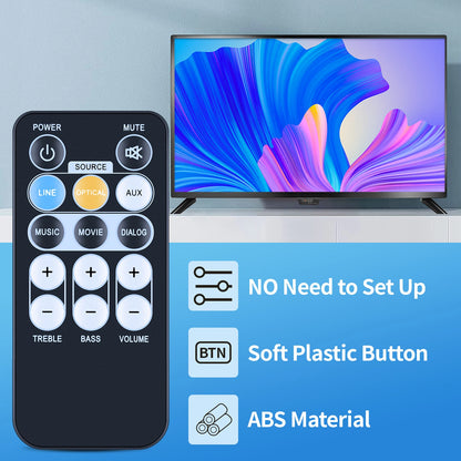 Remote Control For iLive IT153B Bluetooth Sound Bar Home Theater System