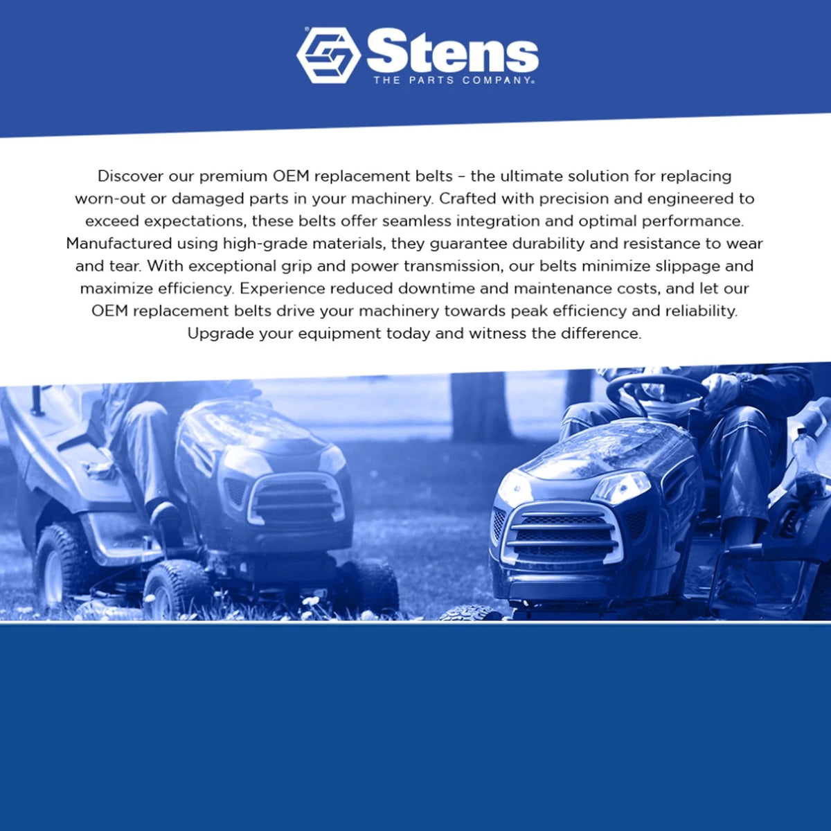 Stens 266-258 OEM Replacement Belt Compatible with/Replacement for Ariens...