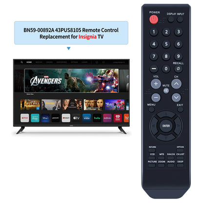 BN59-00892A Remote Control For Insignia TV/DVD/VCR NS-42P650A11 NS-50P650A11