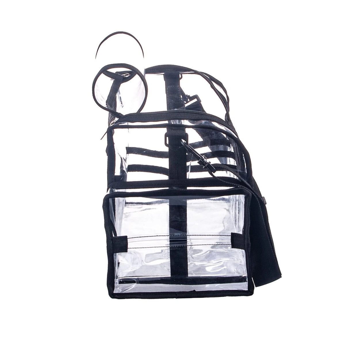 Large Professional Free Standing Clear PVC Makeup Artist Set Bag