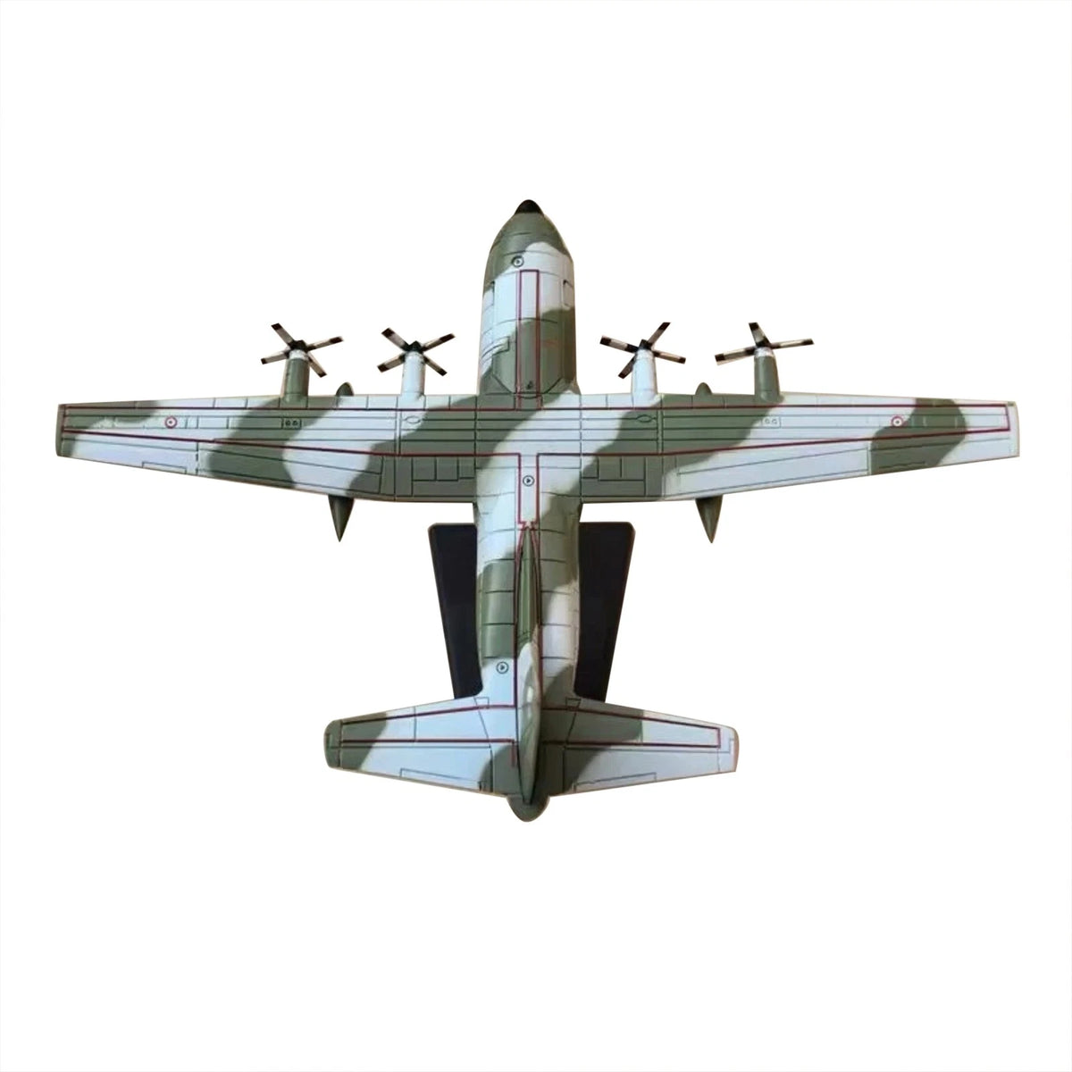 1/250 C-130H Hercules Alloy Aircraft Model US Air Force Transport 12cm Stand