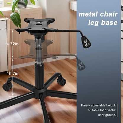 Racfenick 28" Swivel Office Chair Base Replacement, Heavy 28 inches, Black