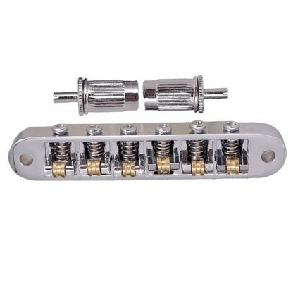 Sliver 6-in-1 Roller Bridge Tremolo Saddles For LP EPI Electric Guitar Parts