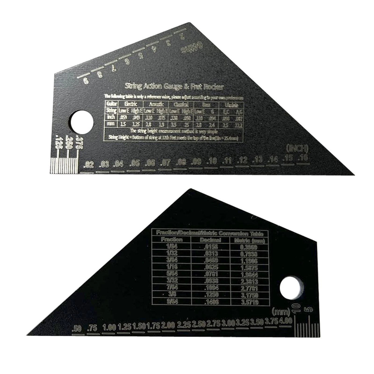 Metal Guitar Fret Rocker Leveling Luthier Tool Electric Guitar Bass Fret d
