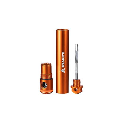 Granite Suture Aero Tire Plug Kit with Integrated CO2 Standard, Orange