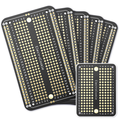 ElectroCookie Prototype PCB Solderable Breadboard for Electronics 2.Black
