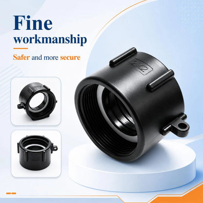 Plastic Female Fine IBC Tote Tank Adapter For DN40 DN50/2" Hose BSP Male