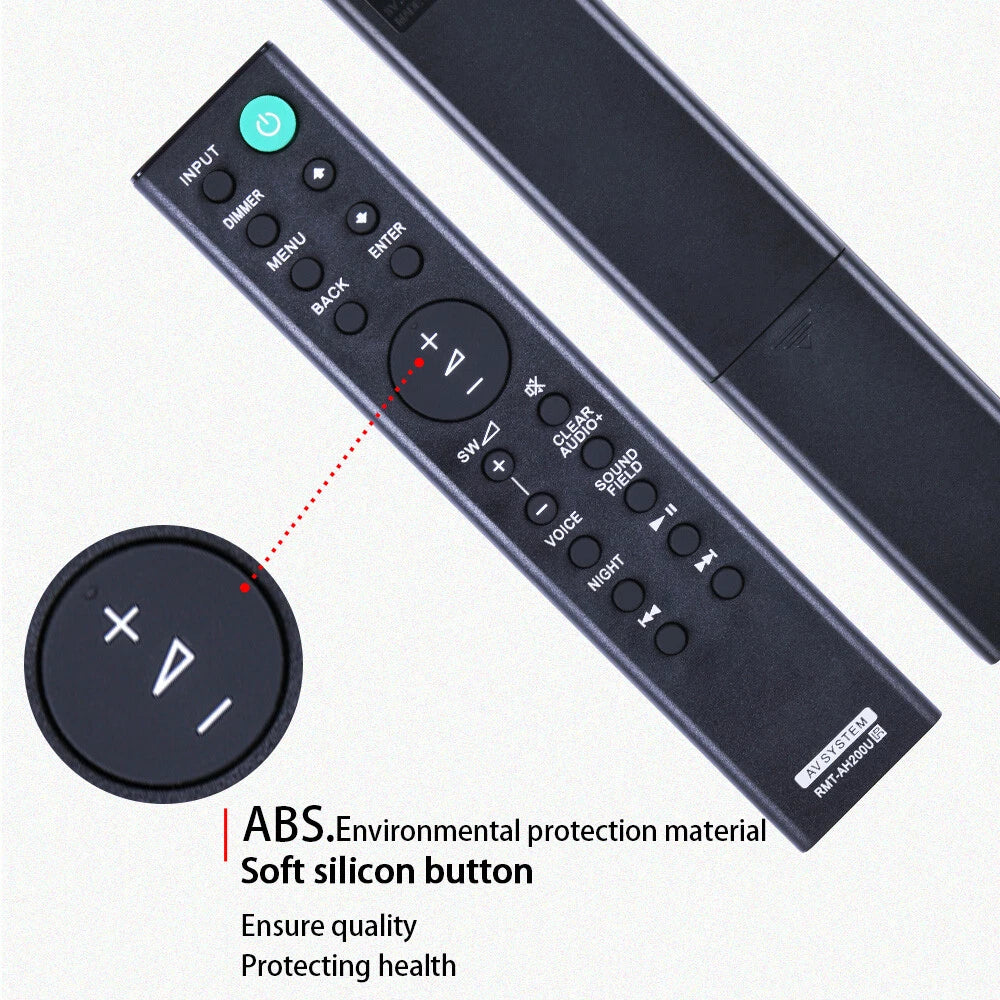 RMT-AH200U Remote Control For Sony Sound Bar HT-CT390 HT-RT3 SA-CT390 SA-WRT3