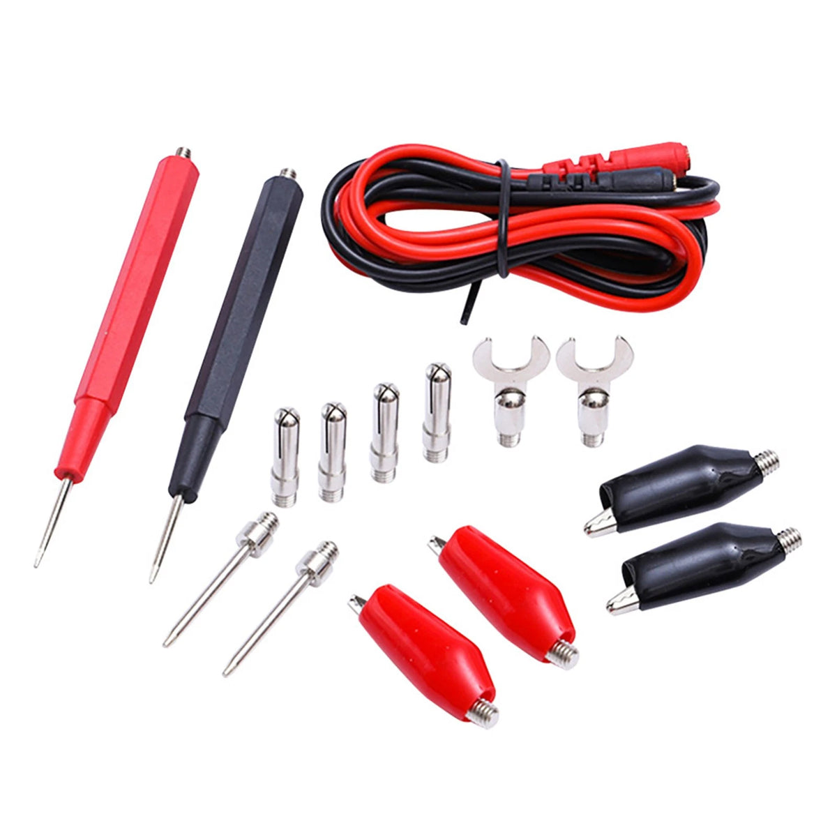 16Pcs 10A Multimeter Test Lead Cable Probes Accessories For Volt Meter
