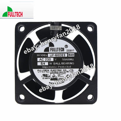FULLTECH UF-60D23 BWH Axial Fan 230VAC 60*60*30MM 5/4W Ball bearing Cooling Fan