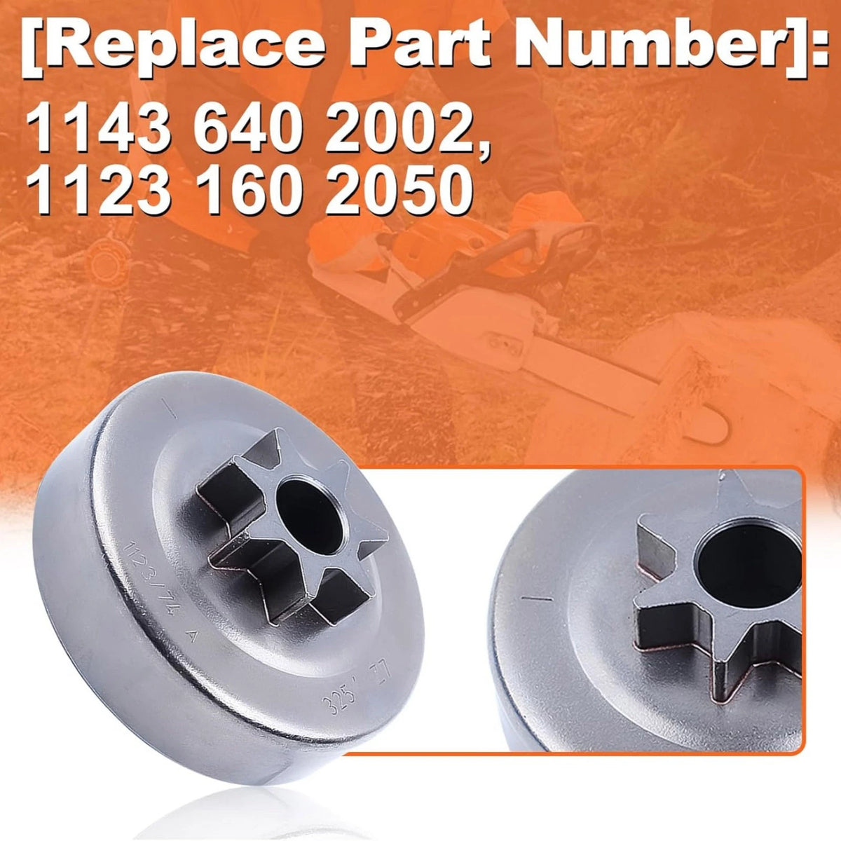 Replacement Clutch Drum Kit For Stihl MS231 MS241 MS251 MS231C MS241C MS251C