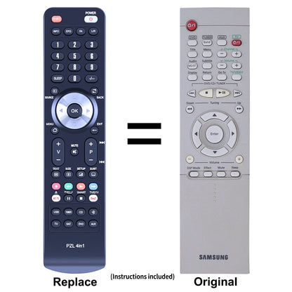 AH59-01101H Replacement Remote Control For Samsung TV TDM550, HTDM150