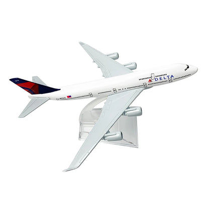 1/400 16cm Delta B747 Alloy Plane Model Airplane Model Simulation Plane Ornament