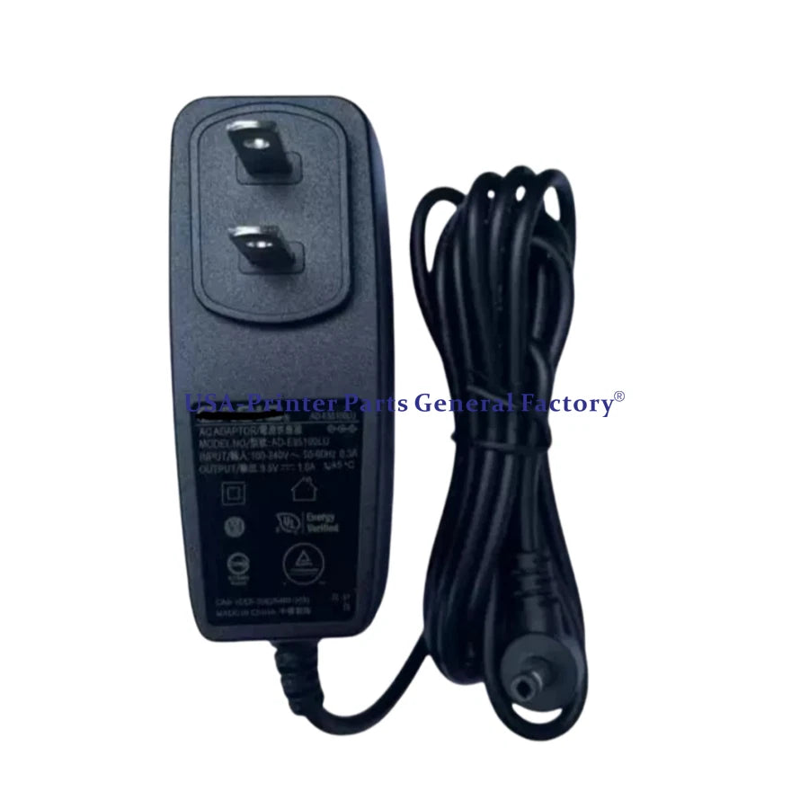 Electronic Piano Power Adapter For Casio DC9.5V1A Charging Cable Plug E95100L