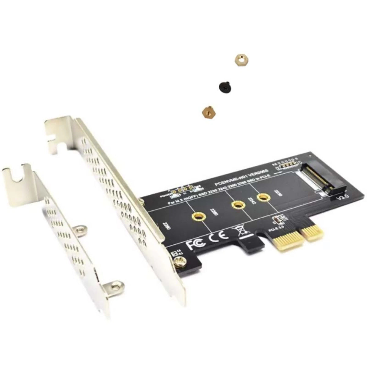 PCI-Express 1X to M.2 NGFF Adapter Card PCIE 3.0 X1 to NVME SSD M2 Support 2230