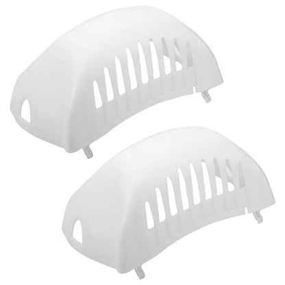 2 Pcs 108D79 Garage Door Opener Light Lens Cover Compatible with Belt White