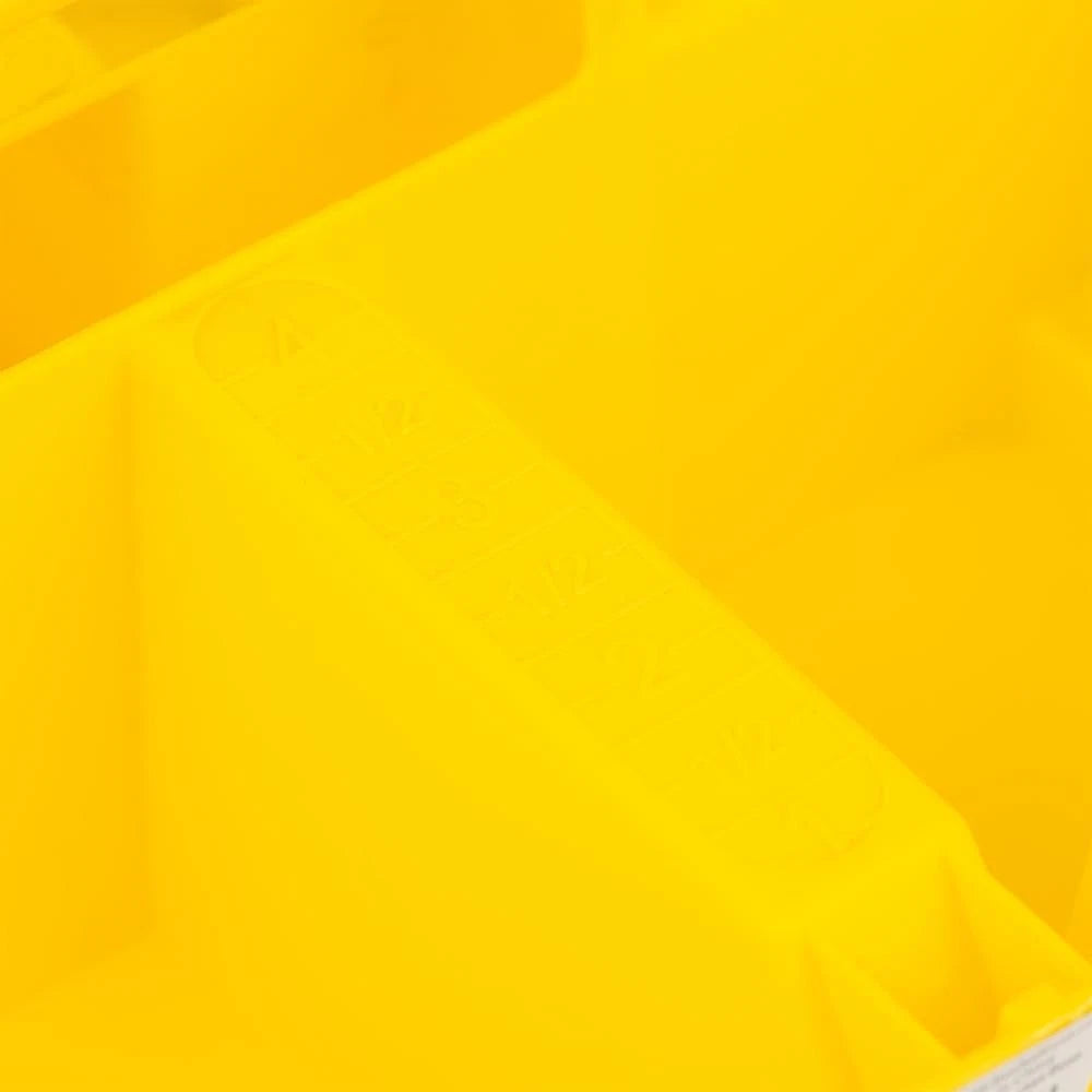 Bucket Boss - Stacker Small Parts 1 Count (Pack of 1), Yellow